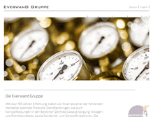 Tablet Screenshot of everwand.de